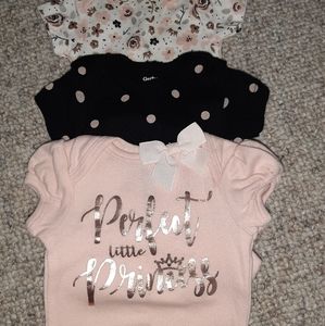 Matching newborn onsies and leggings